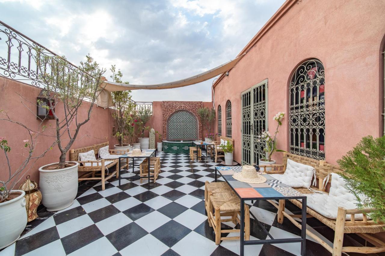 Riad Appart Arwa Aparthotel Marraquexe Exterior foto